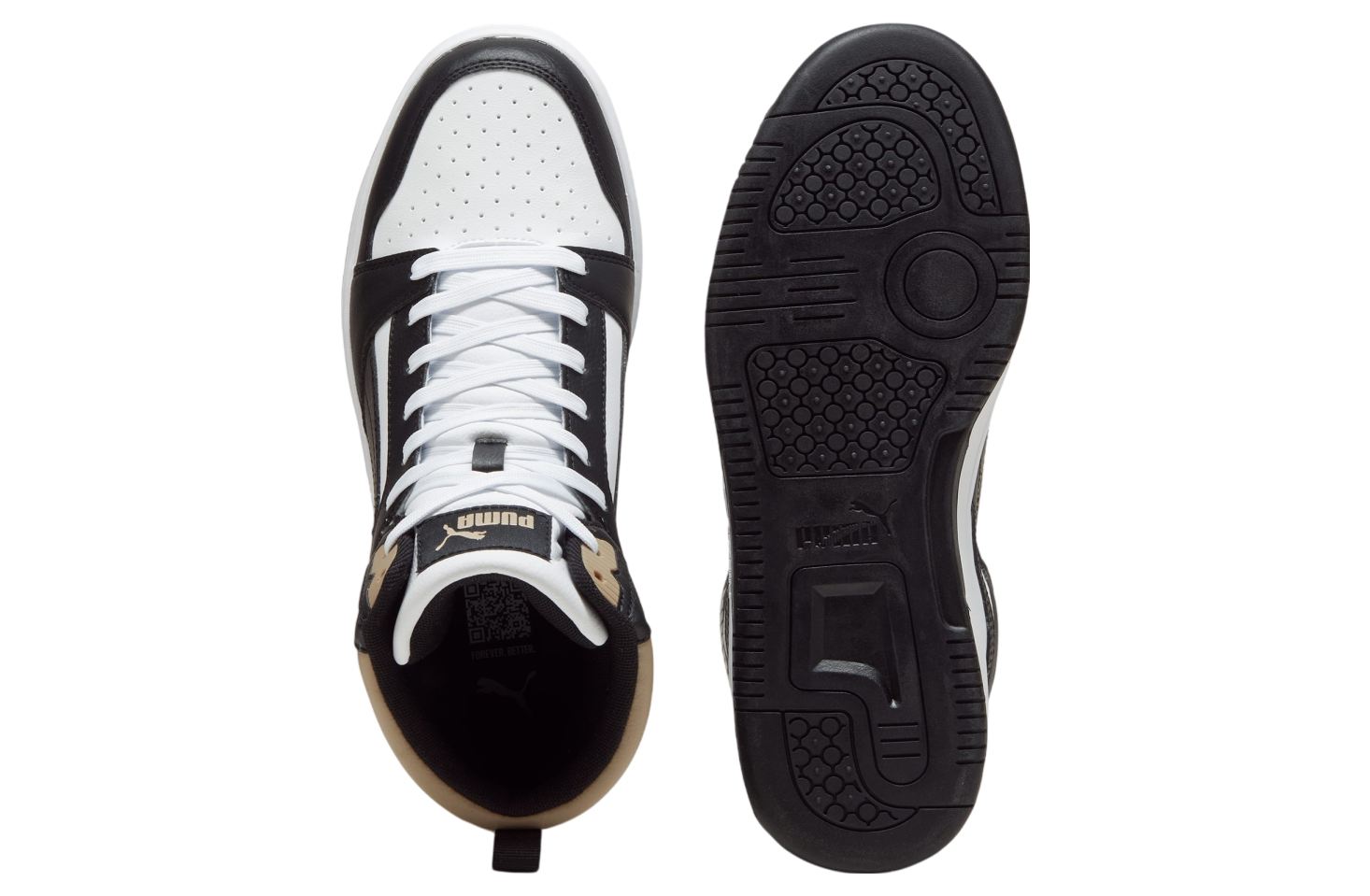 Puma Rebound White / Black / Oak Branch