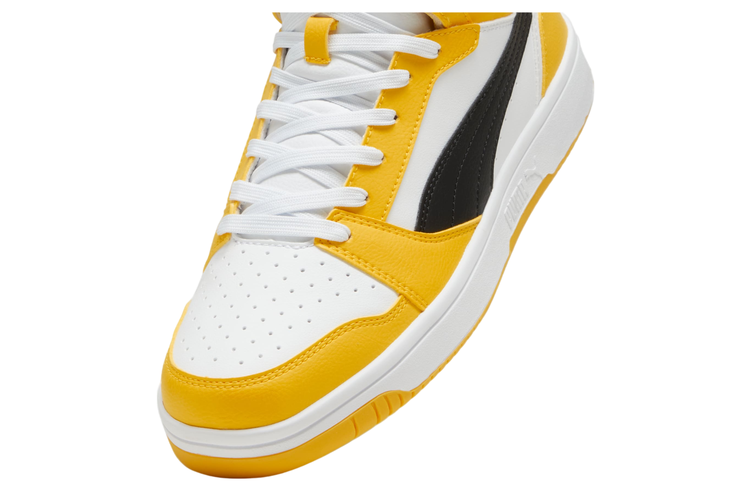 Puma Rebound White / Yellow Sizzle