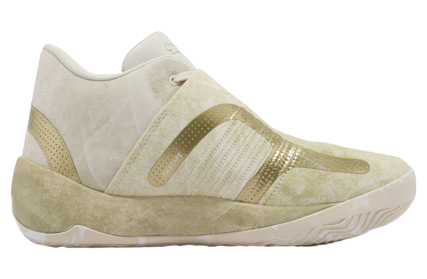 Puma Rise Nitro Nephrite Frosted Ivory / Metallic Gold