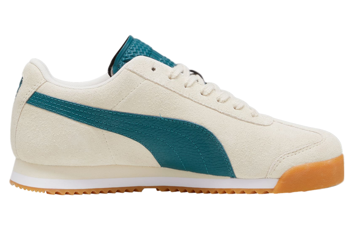 Puma Roma Suede Alpine Snow / Cold Green / Gum