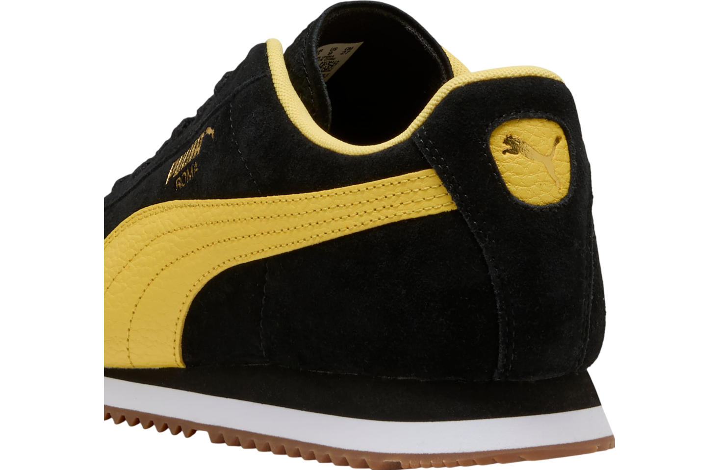 ◆PUMA◆ Roman Suede Black Sunny Yellow 39863506 398635-06 Puma Roma Suede Black / Sunny Yellow - Feb 2025 - 398635-06