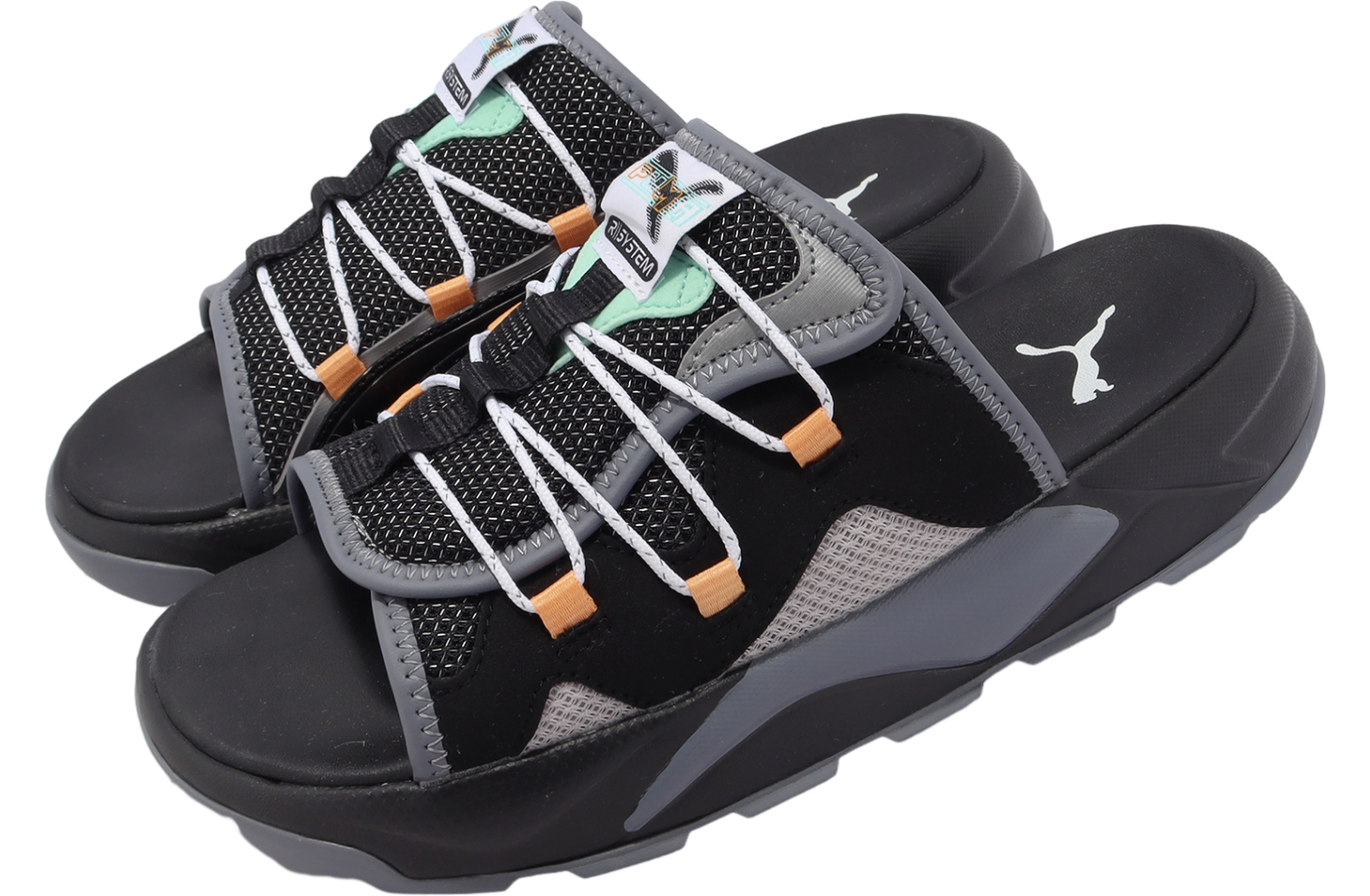 Puma RS-Slide 2 SExP 2 Black / Gray Tile