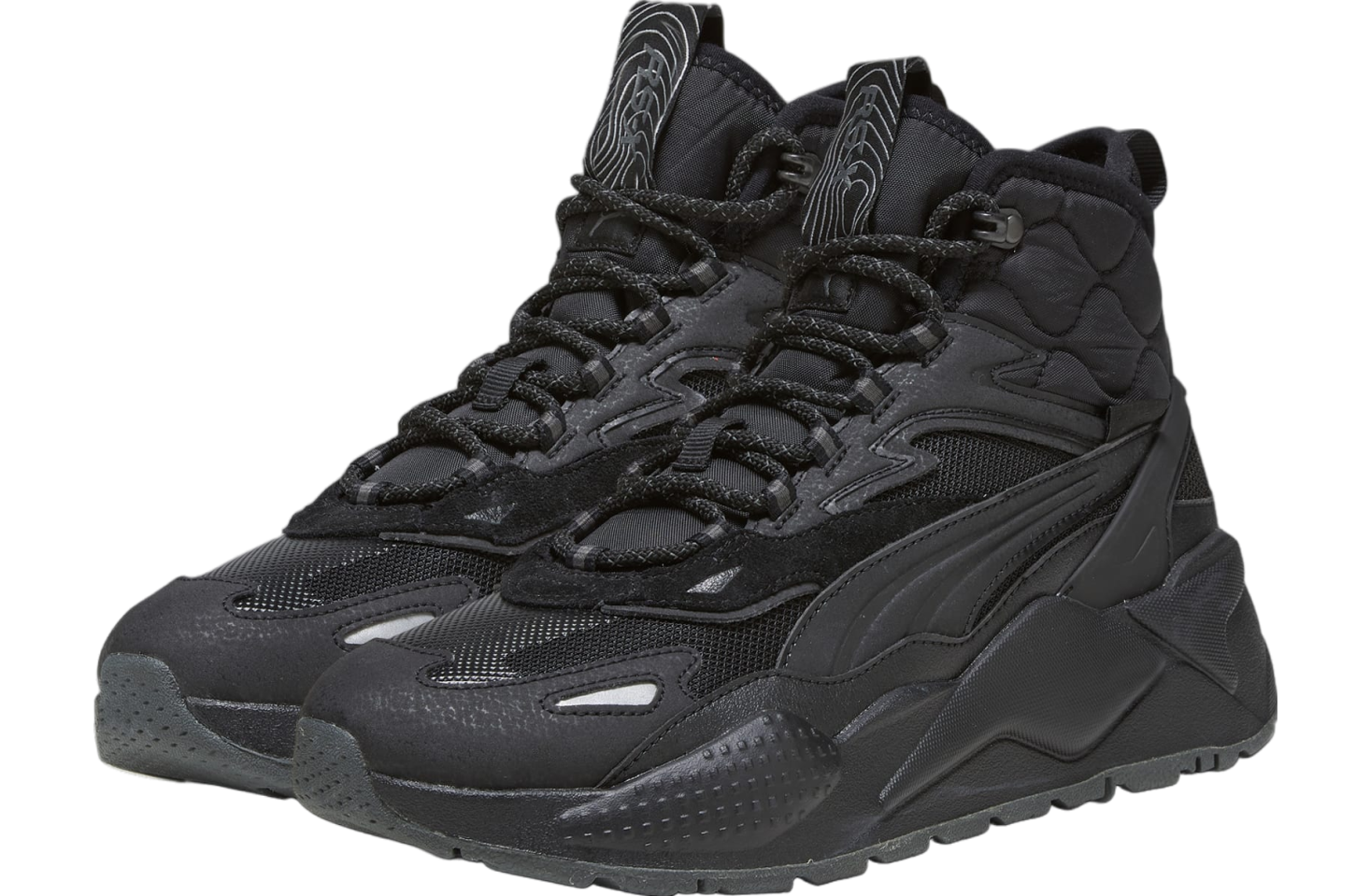 Puma Rs-x Hi Black / Shadow Gray