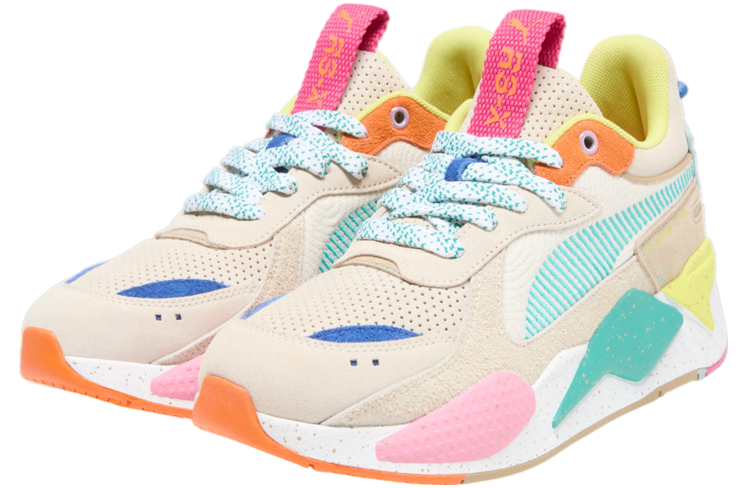 Puma Rs-x Suede Multi Alpine Snow / Prairie Tan