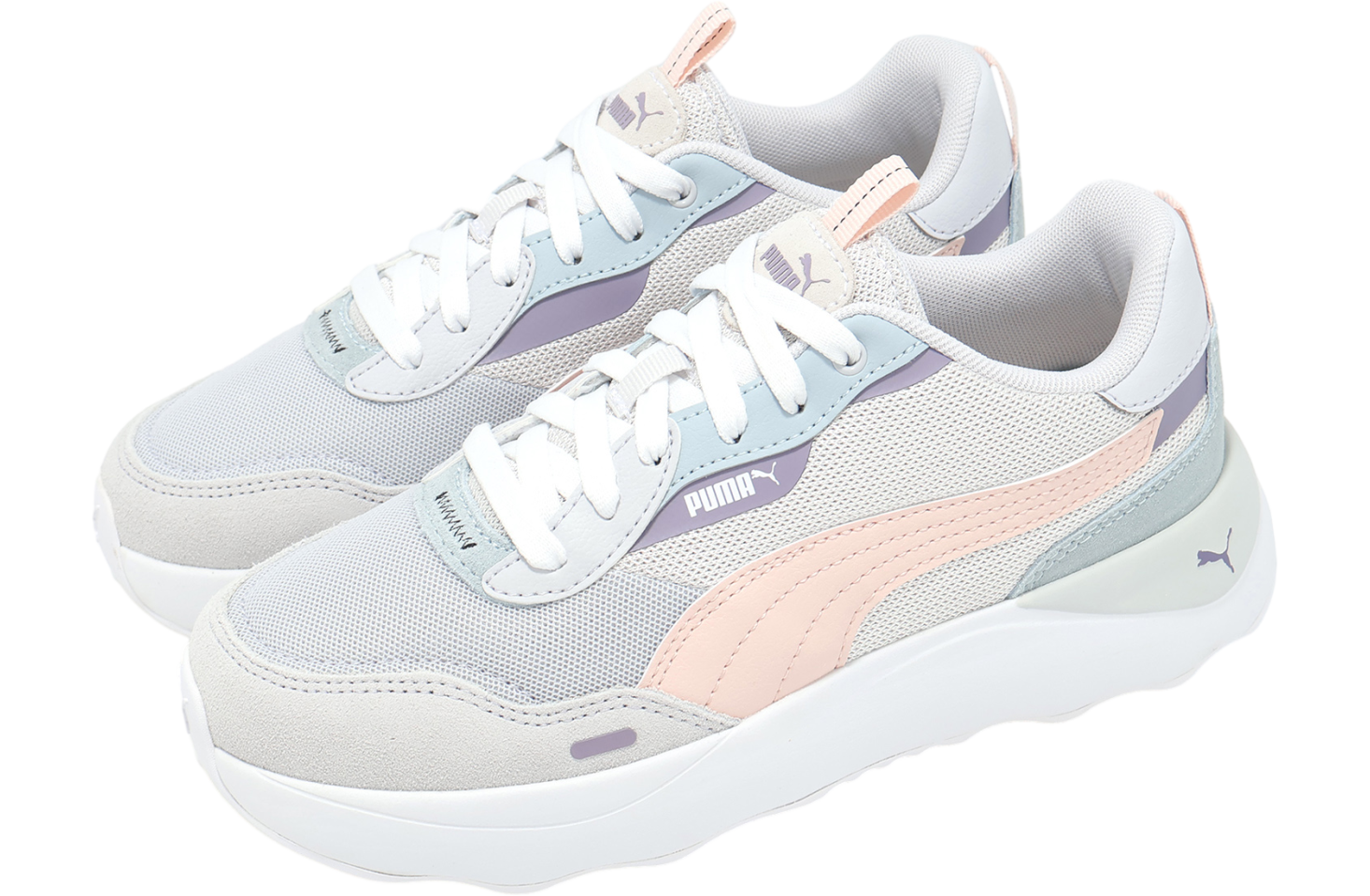 Puma Runtamed Platform WMNS Feather Grey / Future Pink