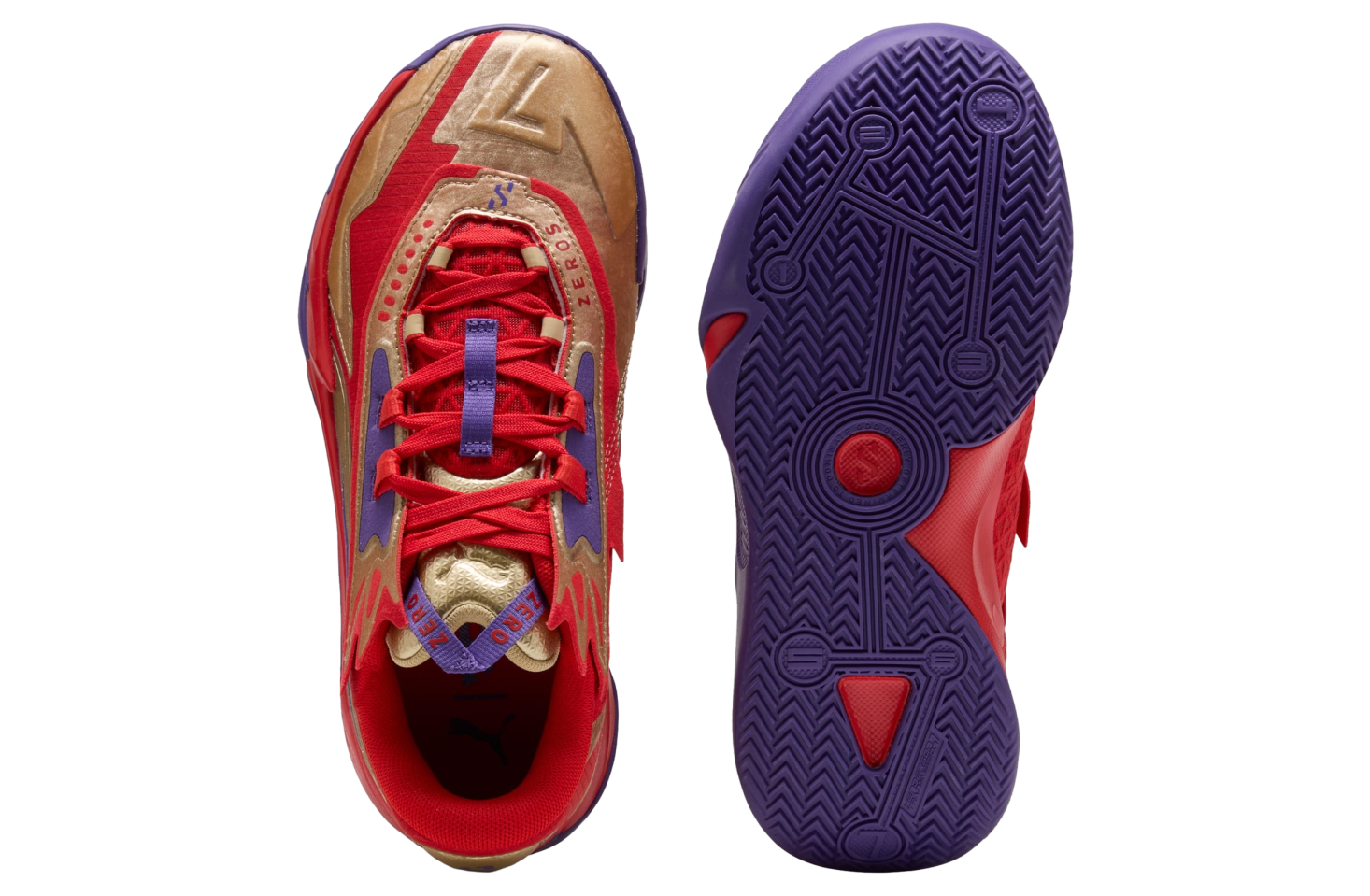 Puma Scoot Zeros Ii Gold D.d. For All Time Red / Gold