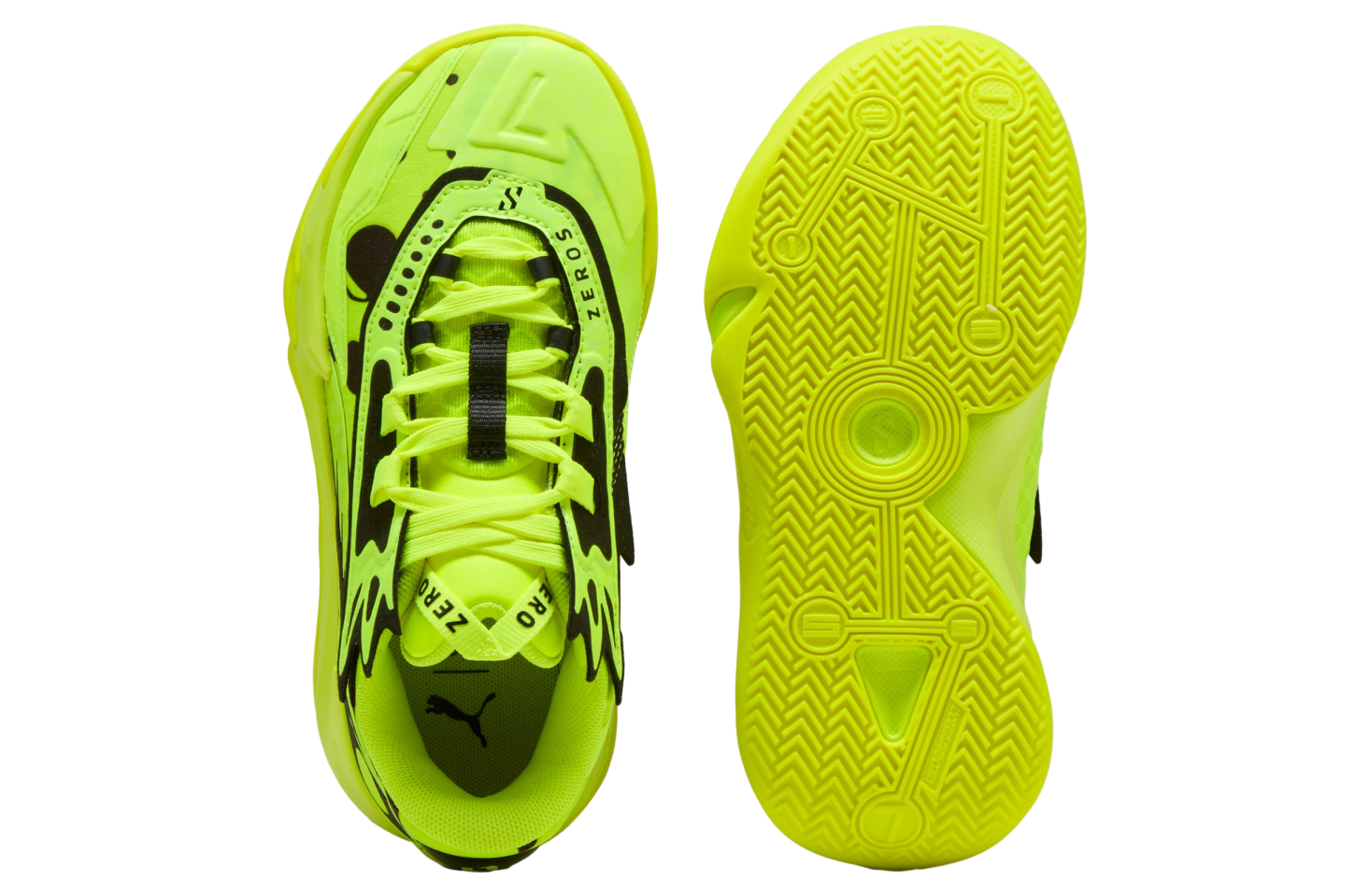 Puma Scoot Zeros Ii Gs Yellow Alert / Black