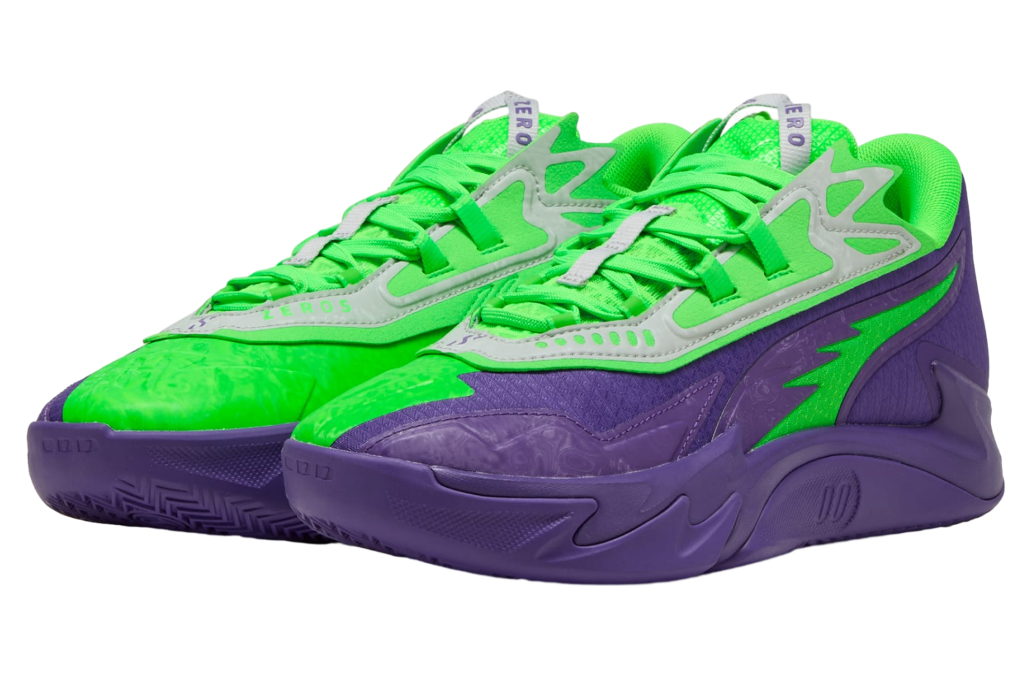Puma Scoot Zeros Ii Nxtpro Hoops Team Violet / Fluro Green Pes