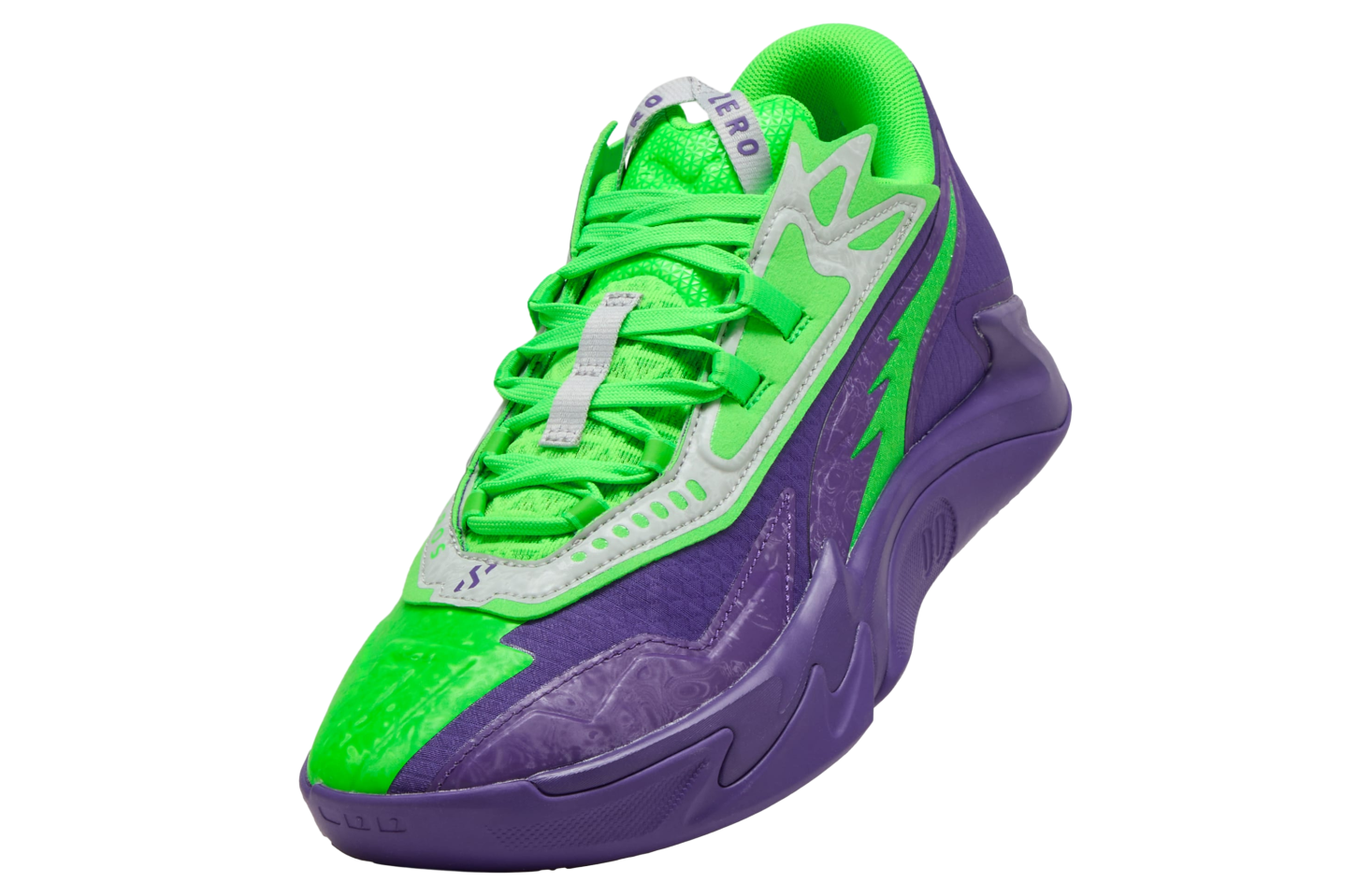 Puma Scoot Zeros Ii Nxtpro Hoops Team Violet / Fluro Green Pes