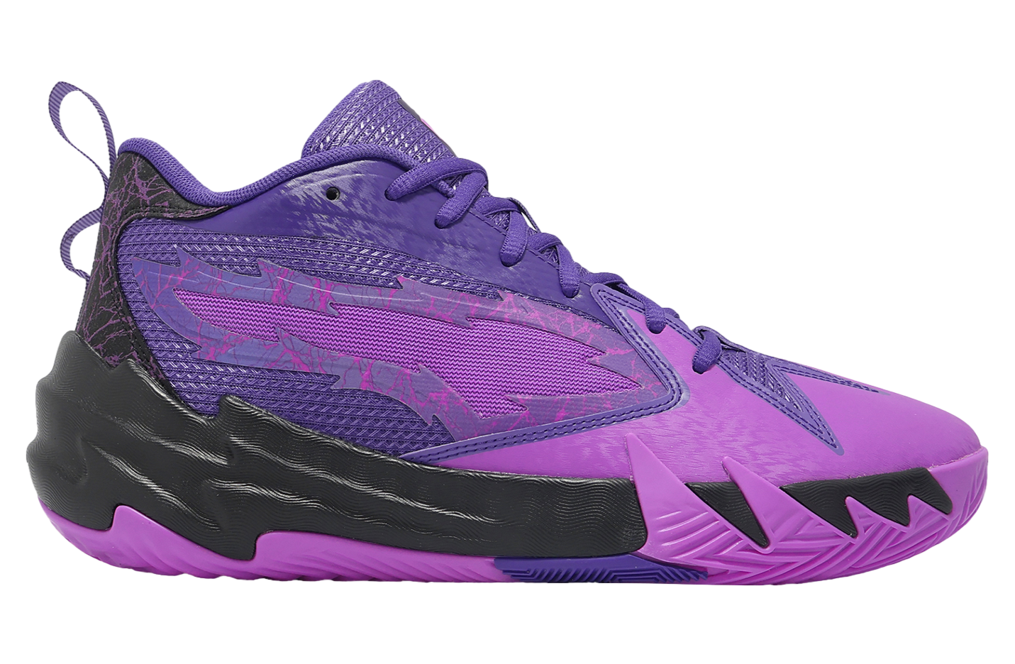 シューズ(男性用) Puma SCOOT ZEROS Purple Lightning Basketball Shoes Puma Scoot Zeros Purple Lightning Ultra