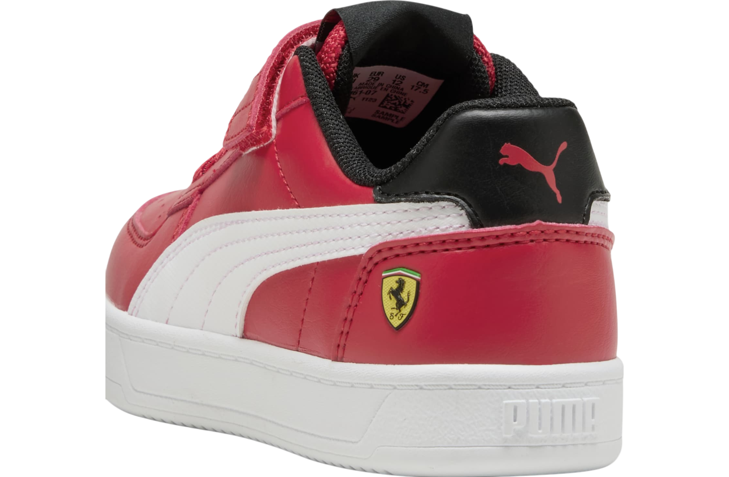 Puma Scuderia Ferrari Caven 2.0 Little Kids Rosso Corsa / White