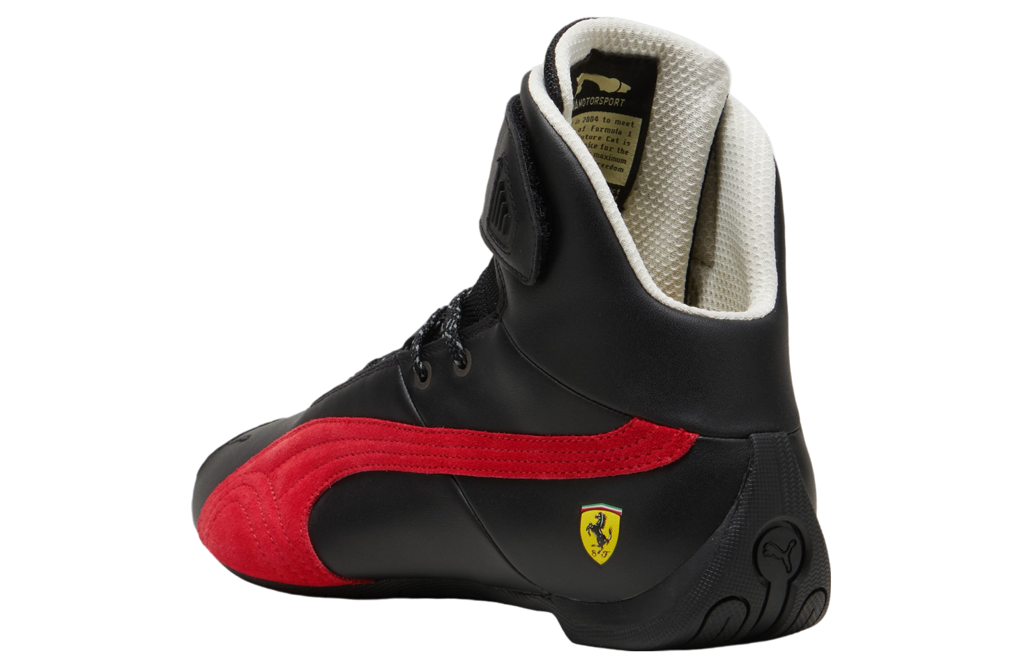 Puma Scuderia Ferrari Future Cat Mid Black Rosso Corsa Sep 2024 308382 01 KicksOnFire