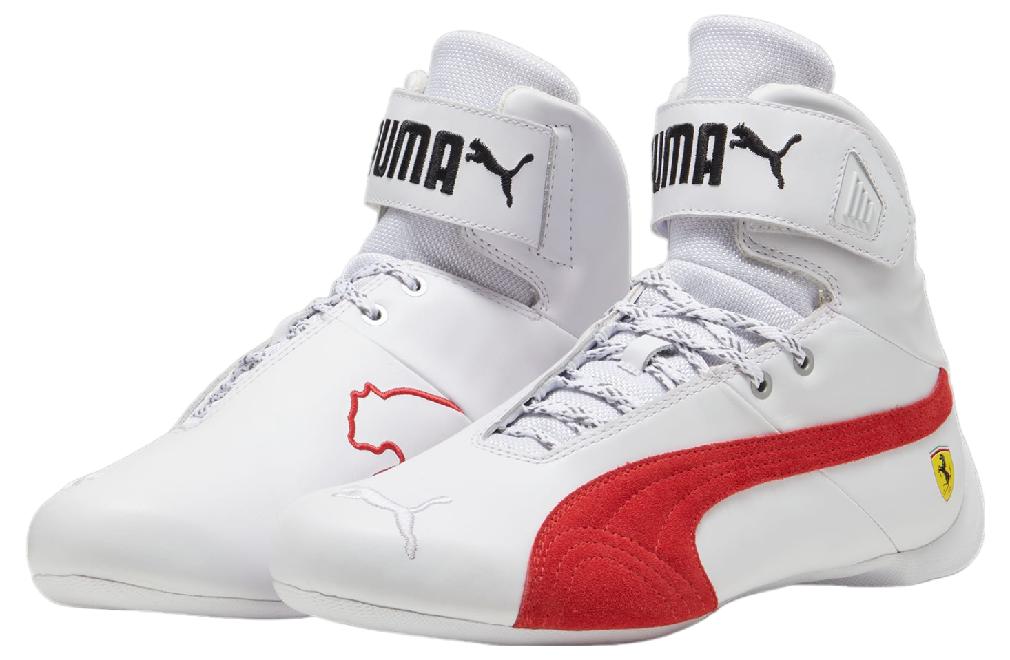 Puma Scuderia Ferrari Future Cat Mid White / Rosso Corsa