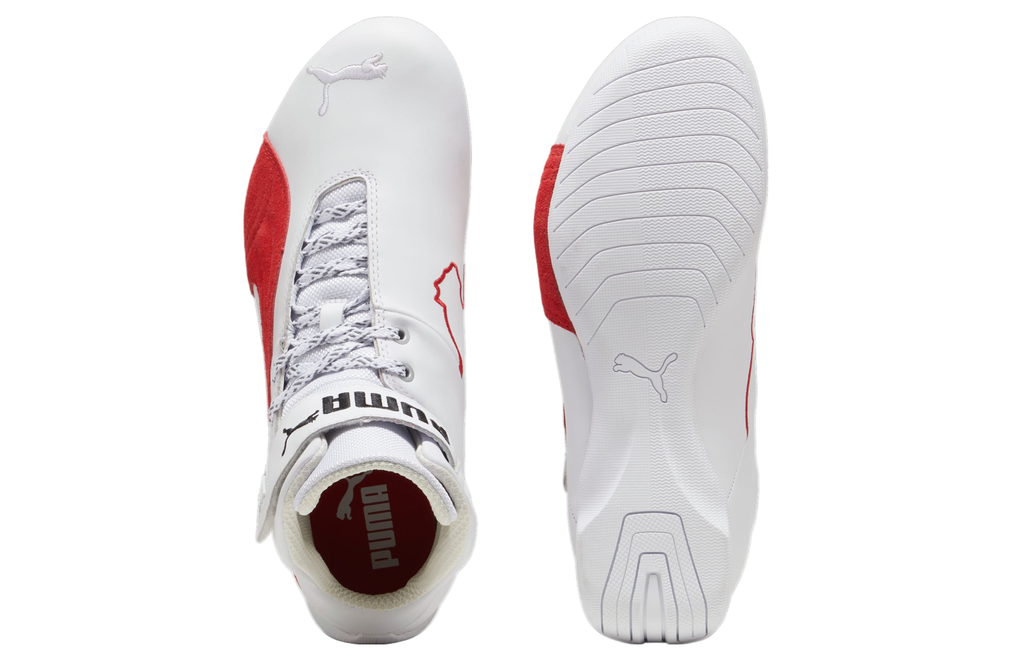 Puma Scuderia Ferrari Future Cat Mid White / Rosso Corsa