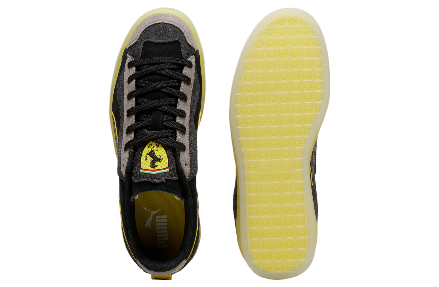 Puma Scuderia Ferrari Suede Trippy Black / Speed Yellow