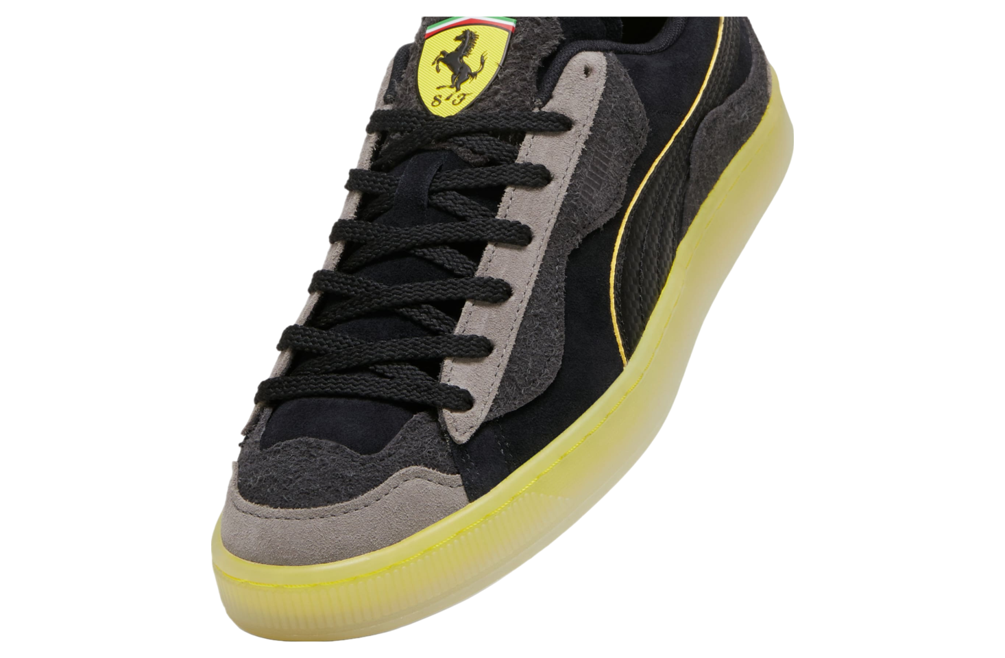 Puma Scuderia Ferrari Suede Trippy Black / Speed Yellow