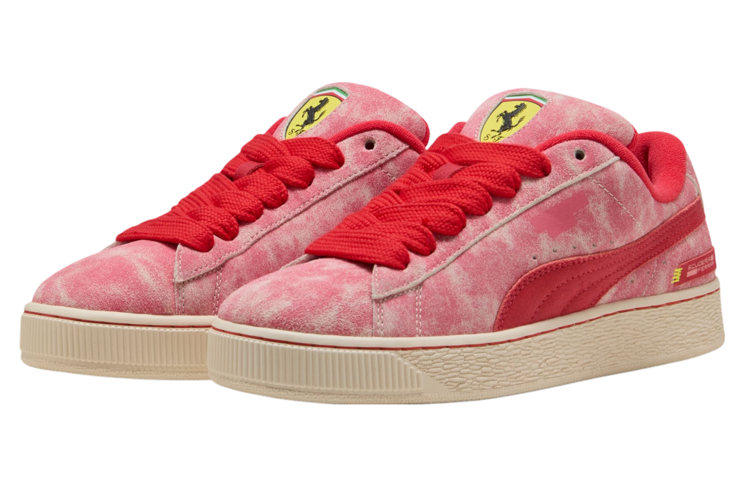 Puma Scuderia Ferrari Suede XL Desert Rosso Corsa / Alpine Snow