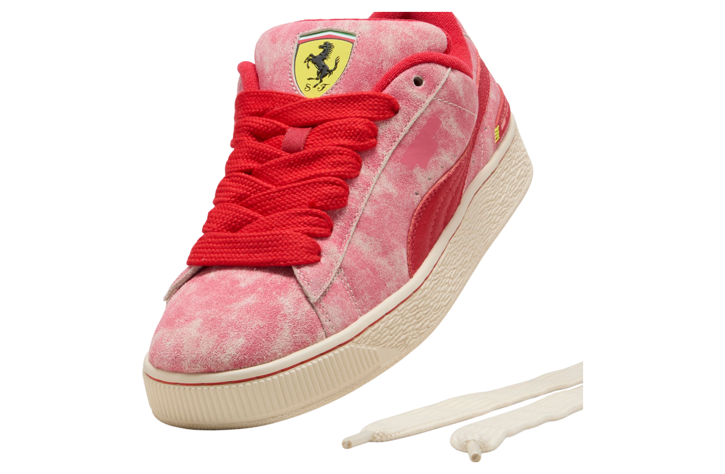 Puma Scuderia Ferrari Suede XL Desert Rosso Corsa / Alpine Snow