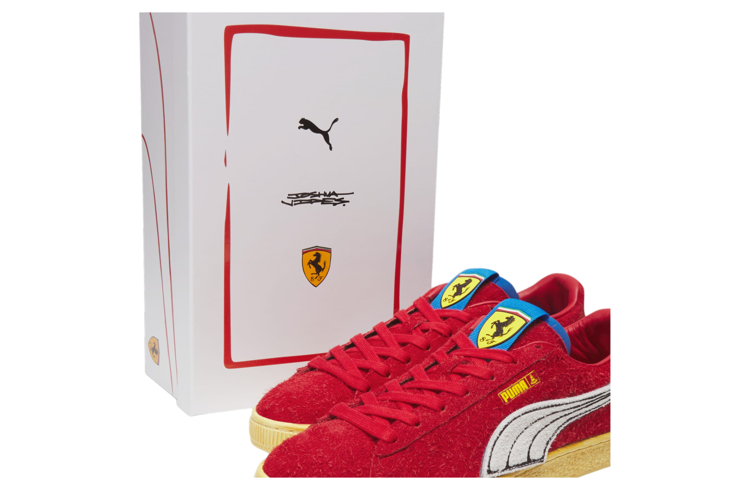 Puma Scuderia Ferrari X Joshua Vides Suede White / Black