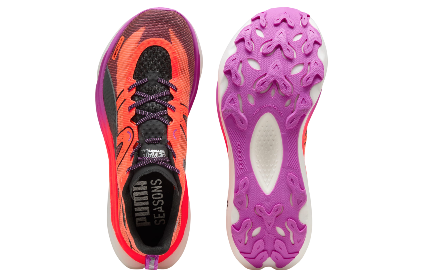Puma Seasons Deviate Nitro Elite Trail Glowing Red / Black