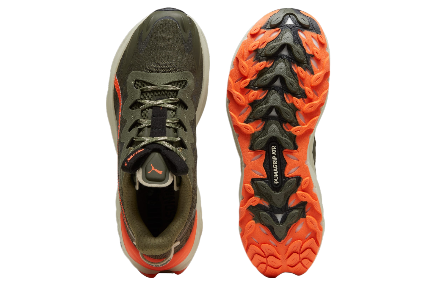 Puma Seasons Fast-trac Nitro 3 Dark Olive / Flame Flicker