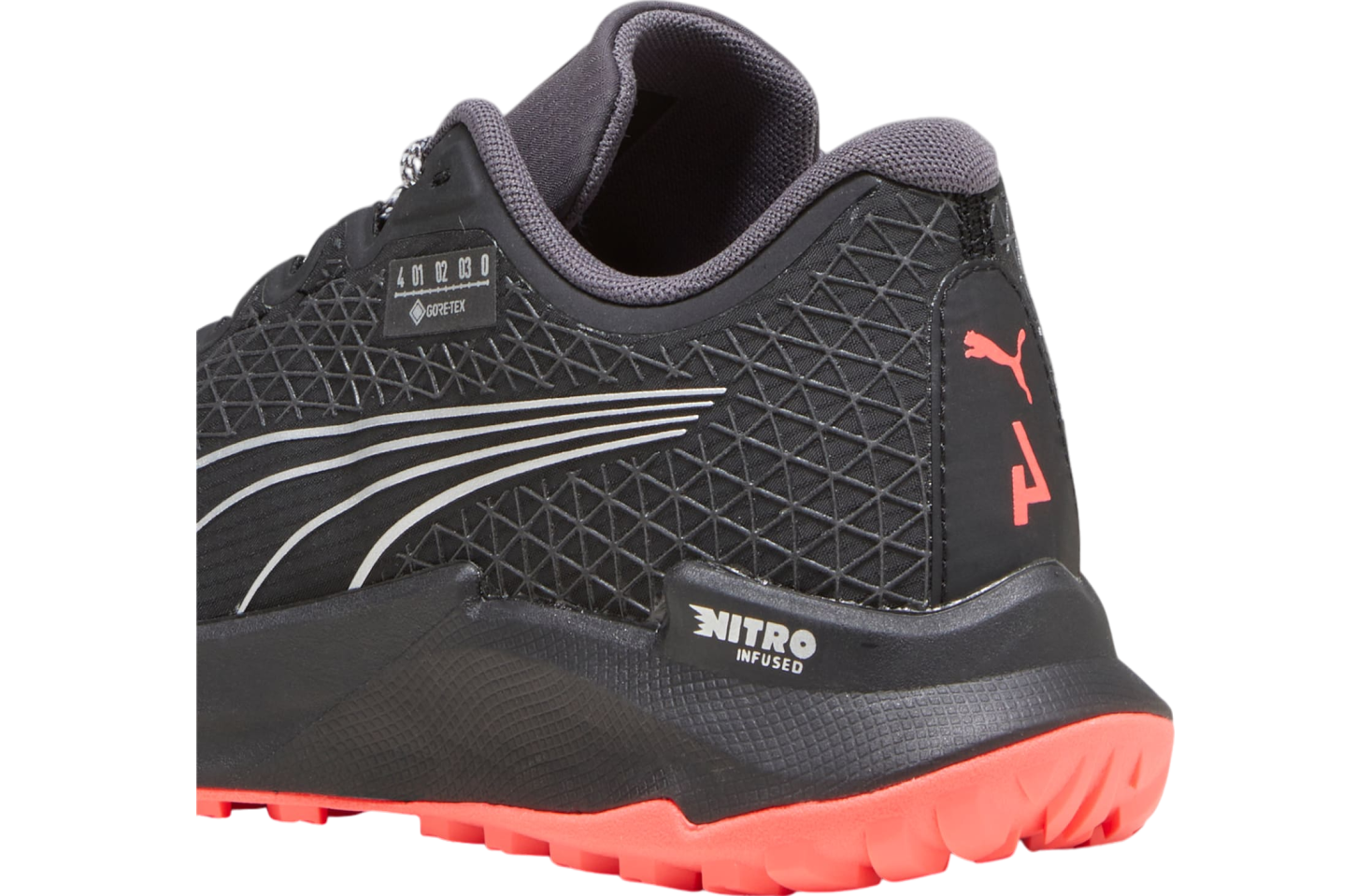 Puma Seasons Fast-trac Nitro Gore-tex WMNS Black / Fire Orchid