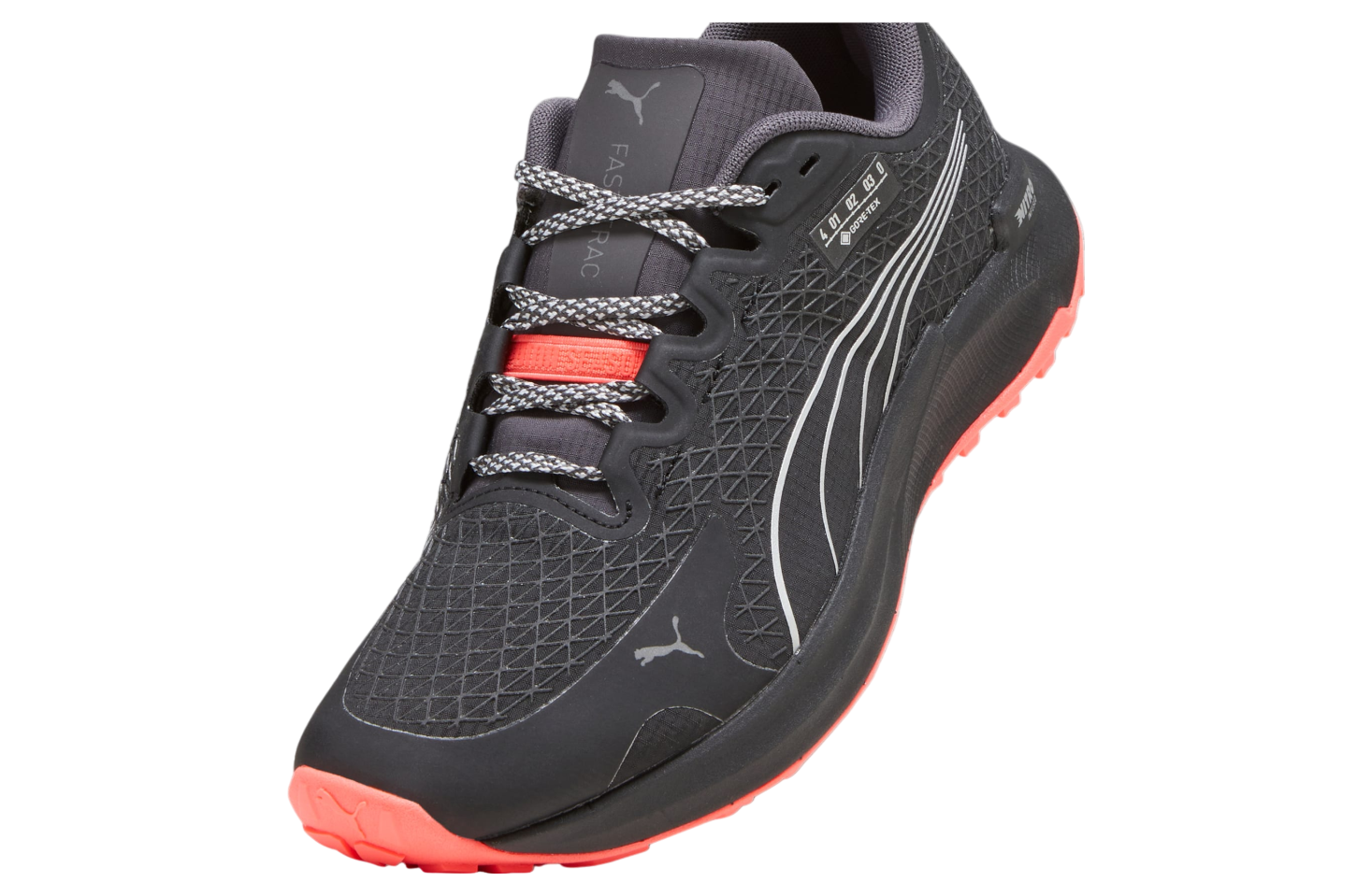 Puma Seasons Fast-trac Nitro Gore-tex WMNS Black / Fire Orchid