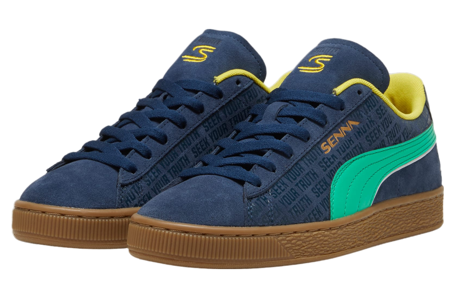 BUY Puma Senna A Vida Suede Club Navy Faster Yellow Kixify Marketplace