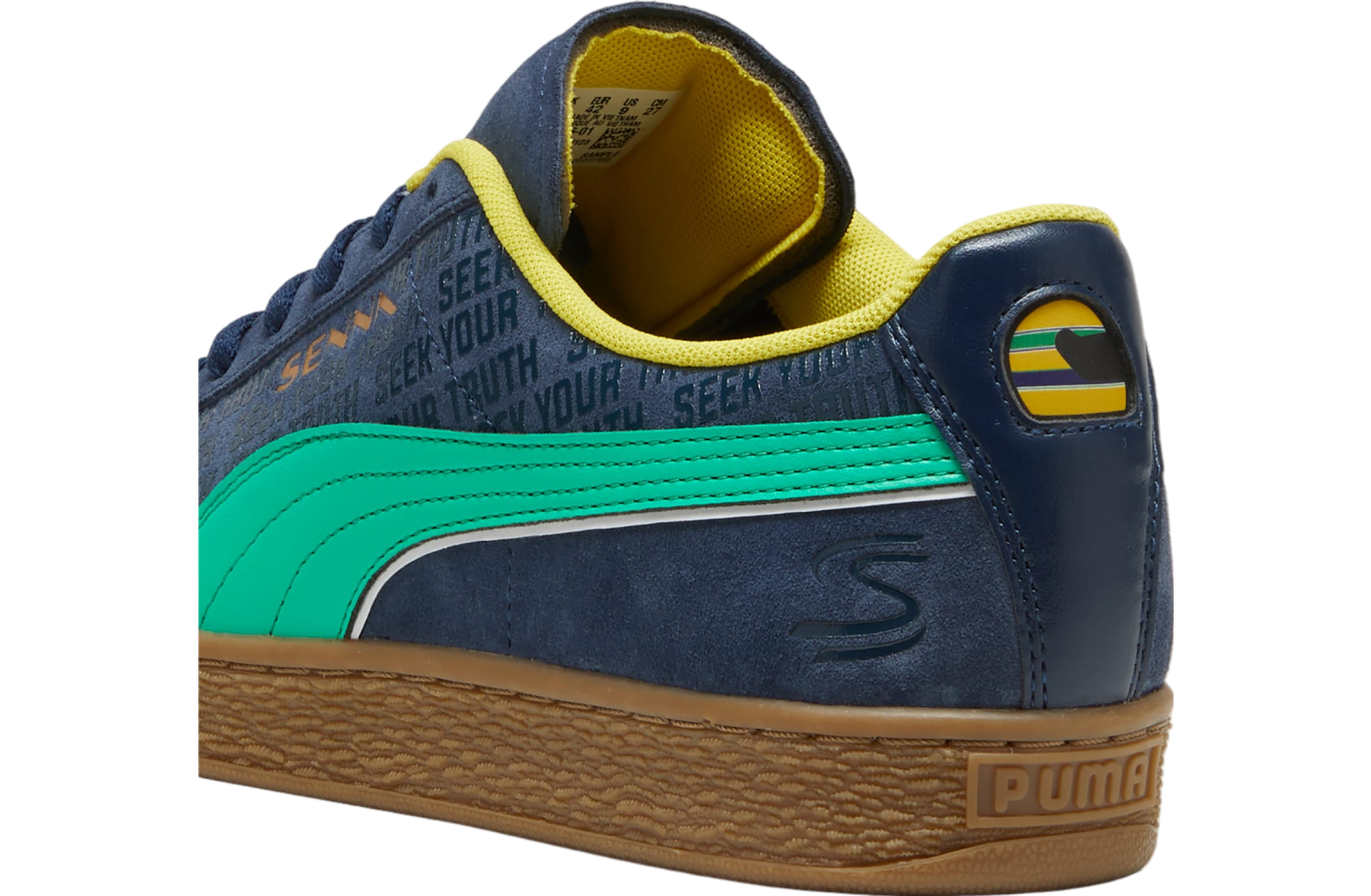 Puma Senna A Vida Suede Club Navy / Faster Yellow