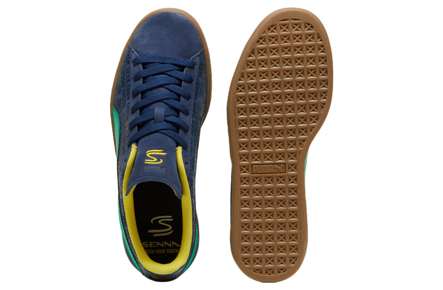 Puma Senna A Vida Suede Club Navy / Faster Yellow