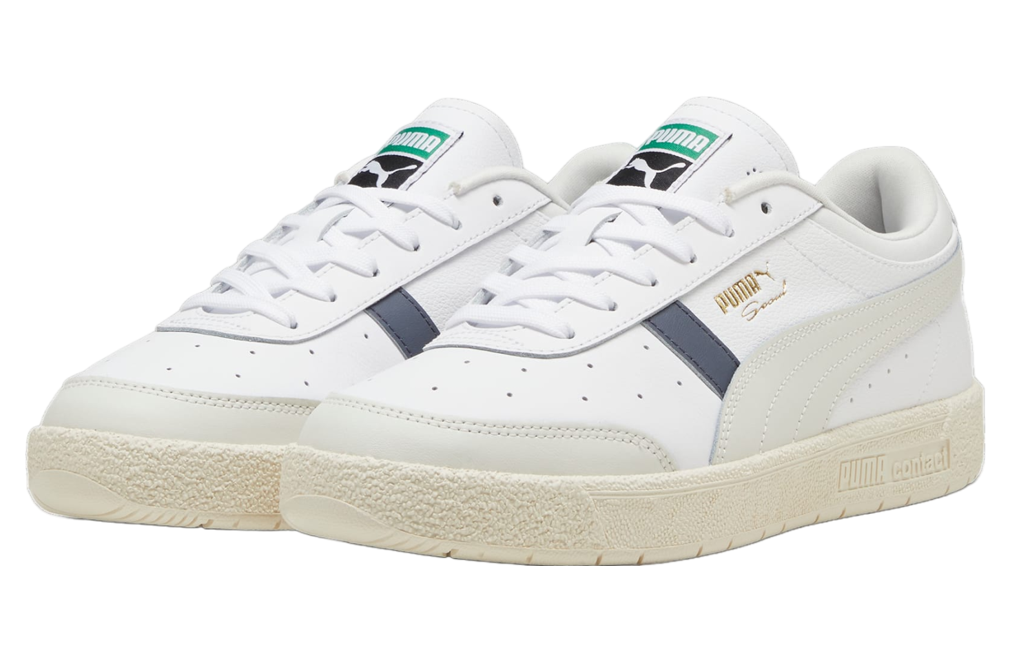 Puma Seoul Leather White / Galactic Gray