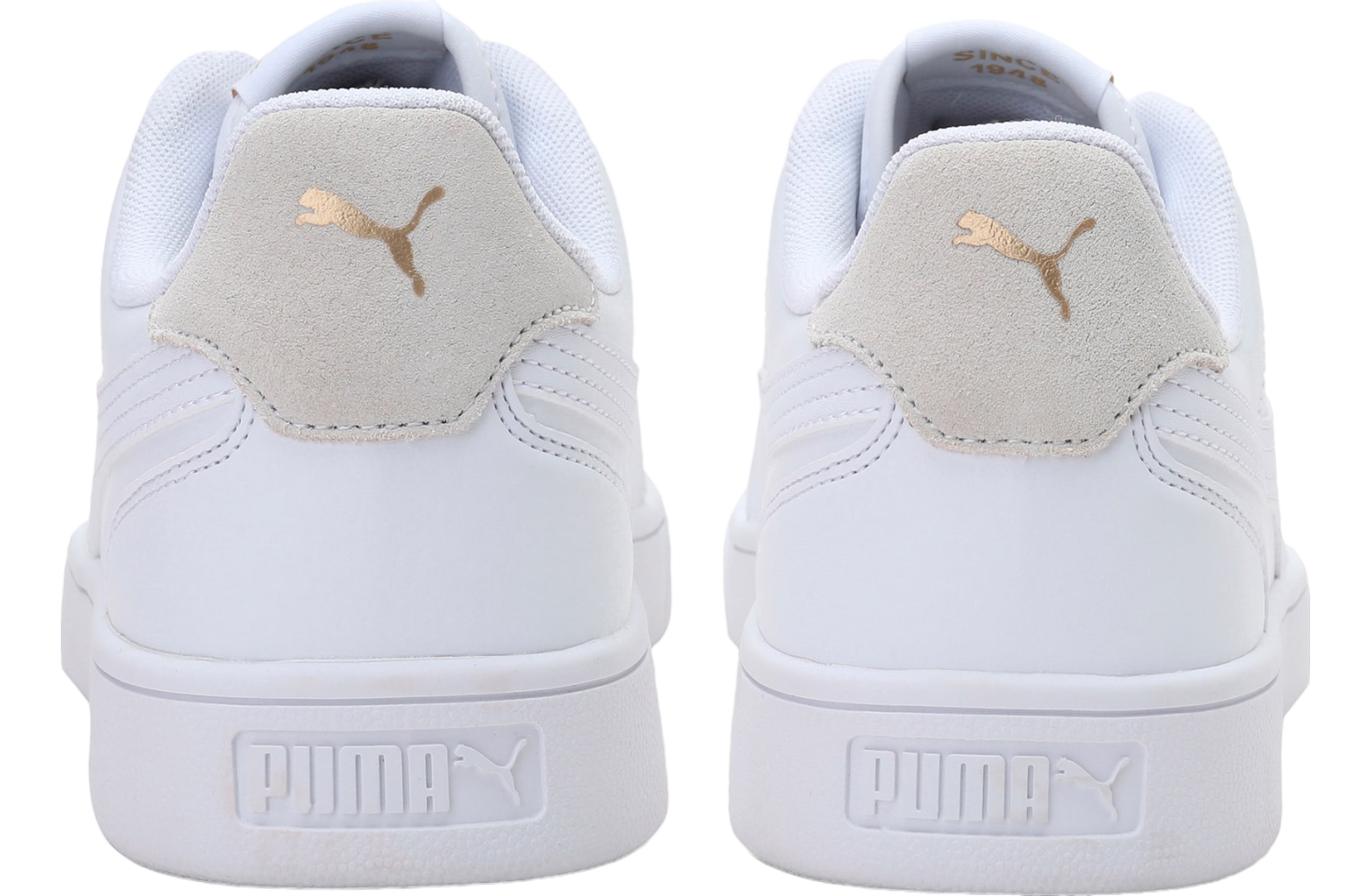 Puma Shuffle White / Team Gold