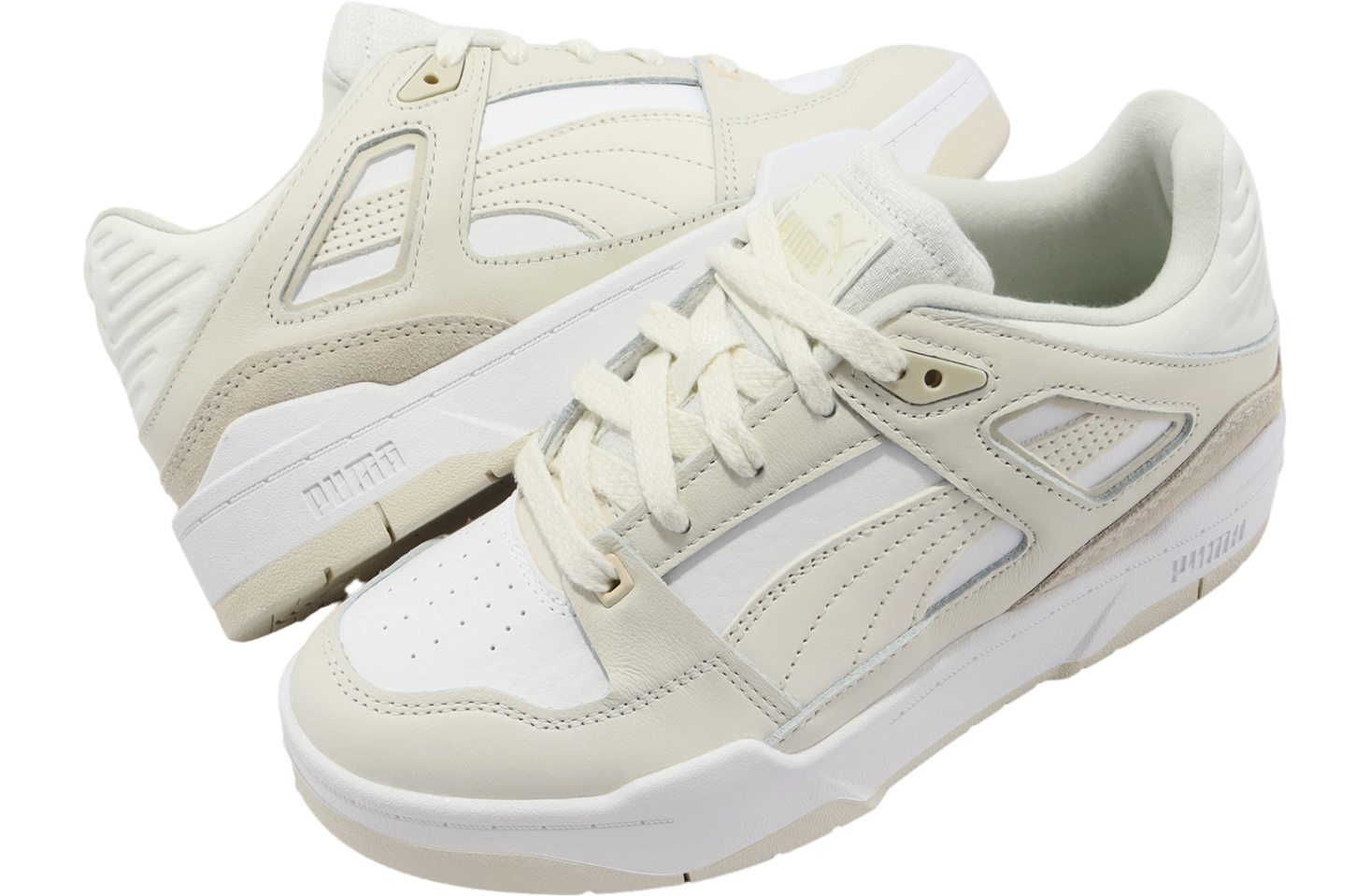 国内配送 PUMA WMNS SLIPSTREAM SELFLOVE WHITE/WARM WHITE Puma Slipstream Selflove WMNS White / Warm White - Aug 2023