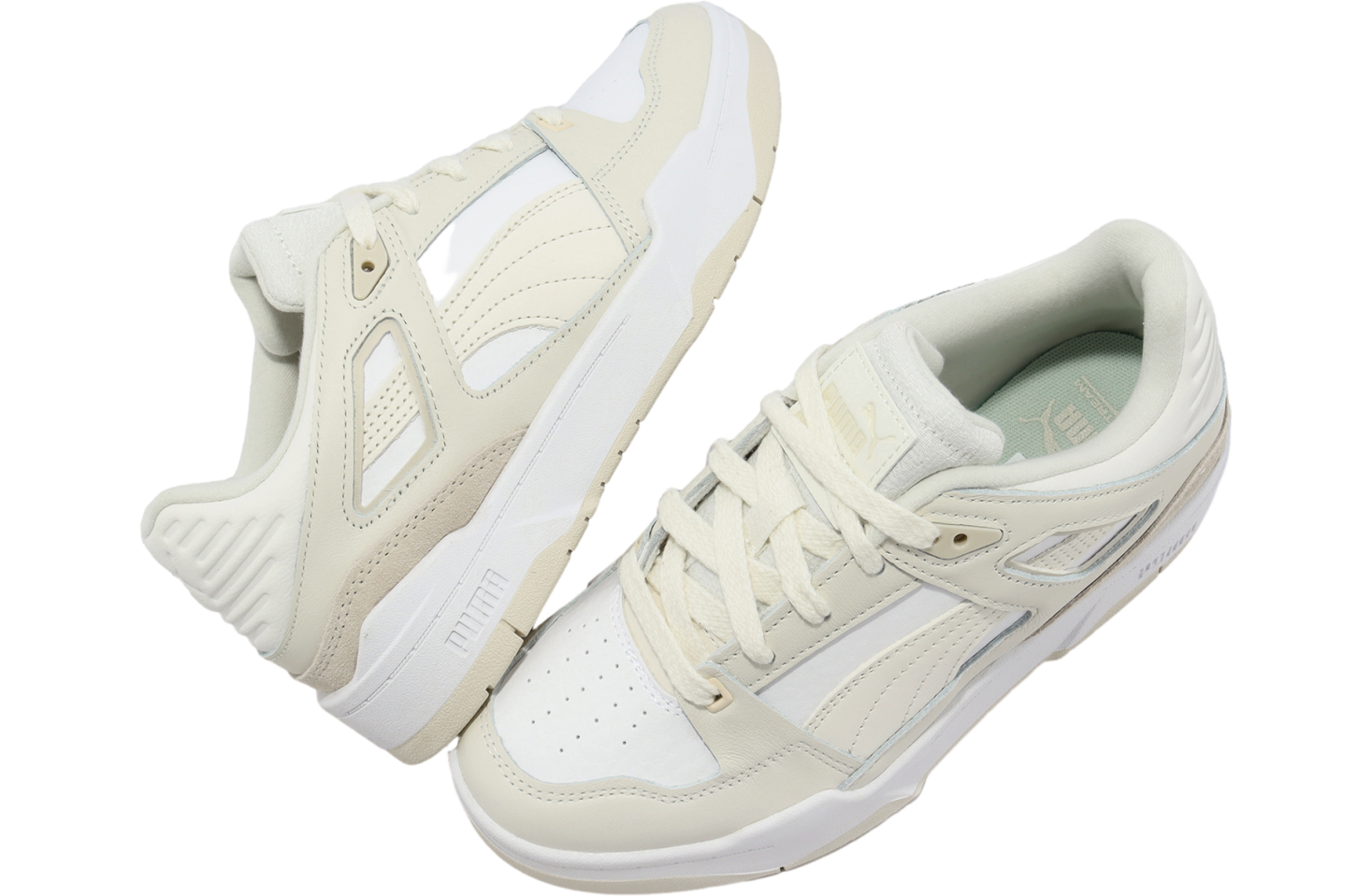 国内配送 PUMA WMNS SLIPSTREAM SELFLOVE WHITE/WARM WHITE Puma Slipstream Selflove WMNS White / Warm White - Aug 2023