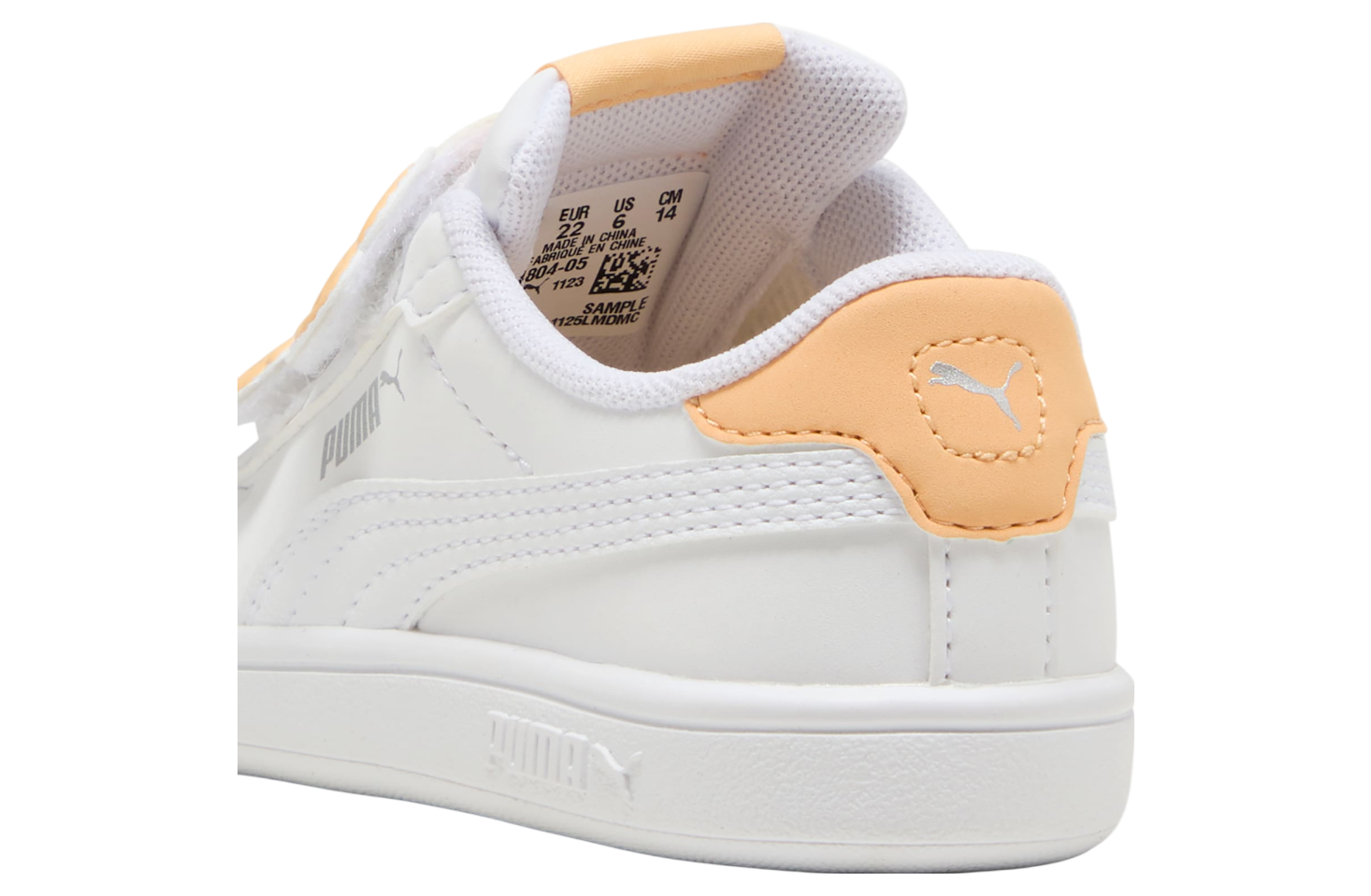 Puma Smash 3.0 Butterfly GS White / Almost Apricot