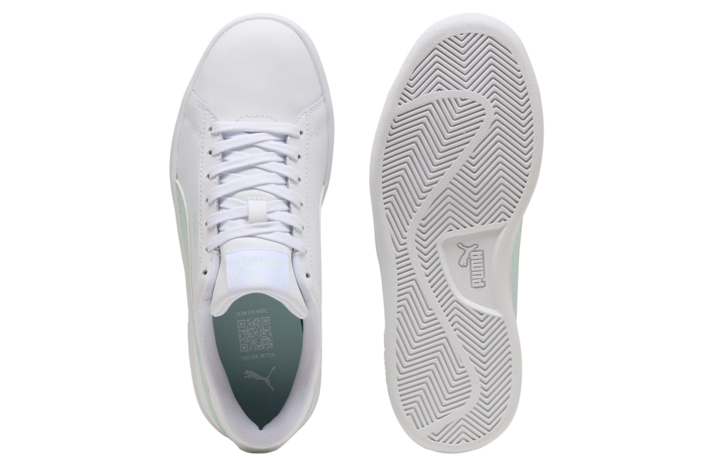 Puma Smash 3.0 L White / Peaceful Blue