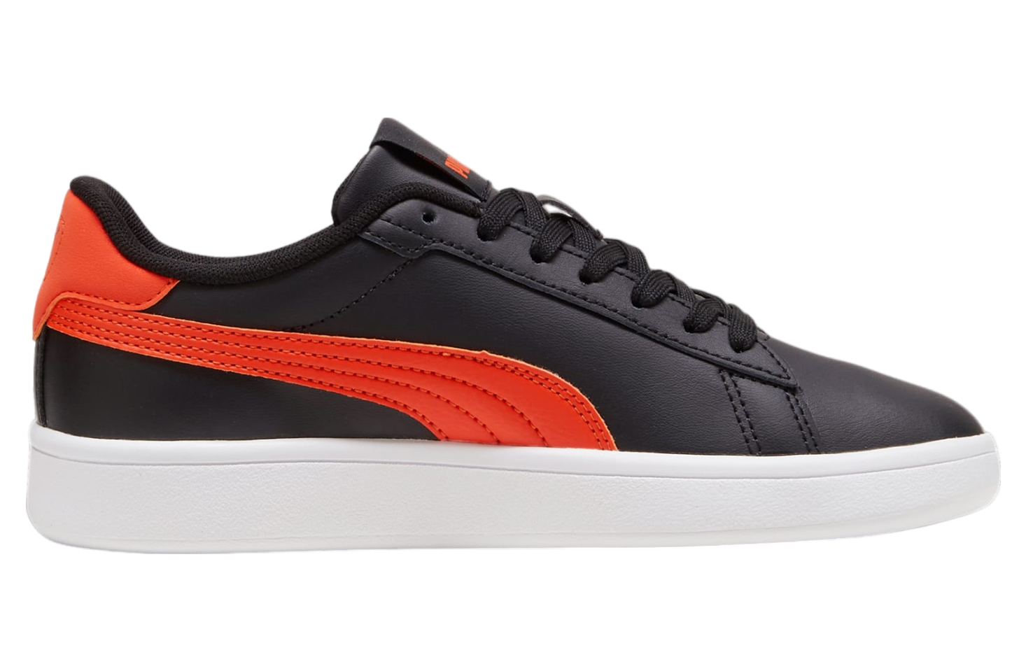 Puma Smash 3.0 Leather GS Black / Redmazing