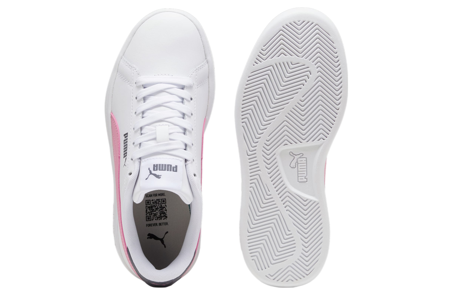 Puma Smash 3.0 Leather GS White / Mauved Out