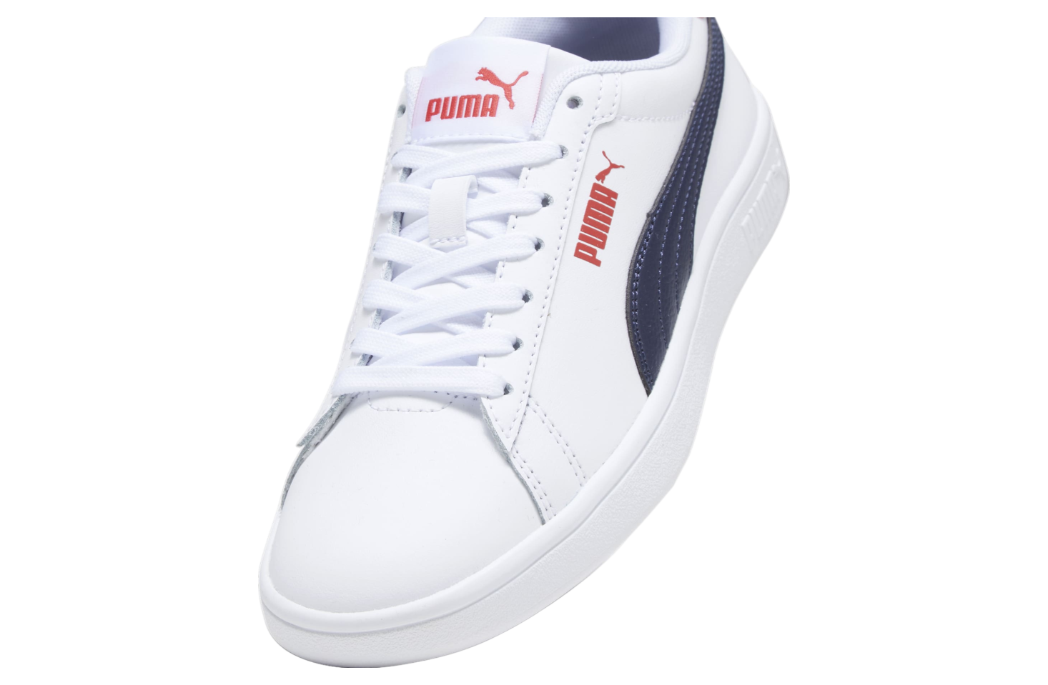 Puma Smash 3.0 Leather GS White / Navy