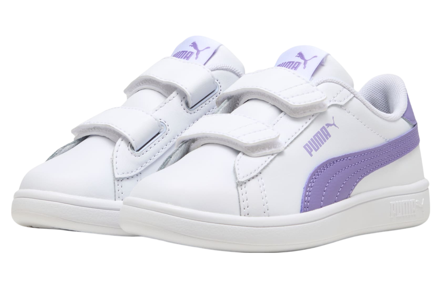 Puma Smash 3.0 Leather White / Lavender Alert