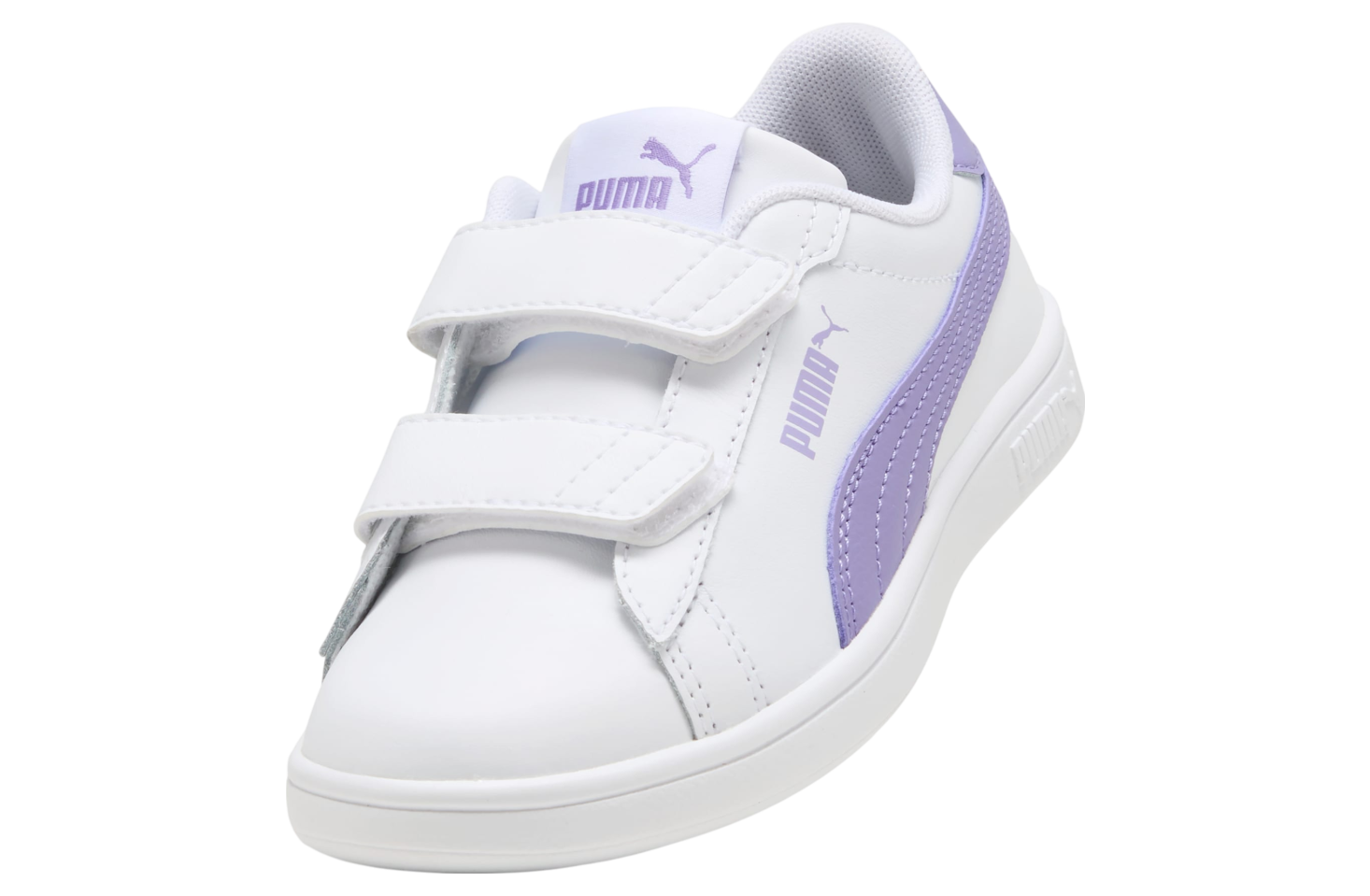 Puma Smash 3.0 Leather White / Lavender Alert