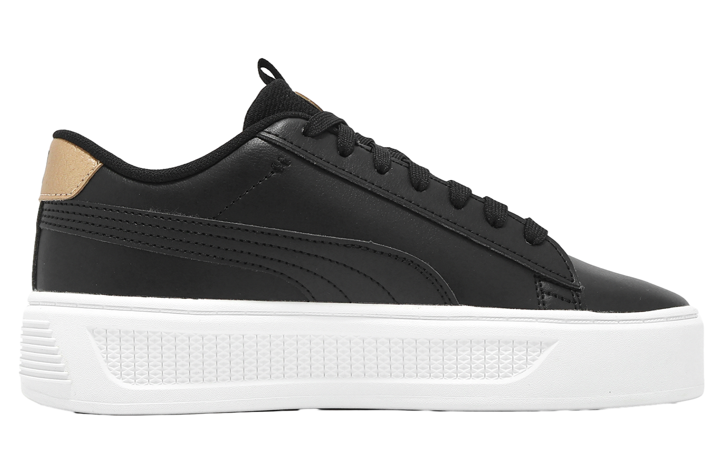 Puma Smash Platform V3 Pop Up WMNS Black / Gold White