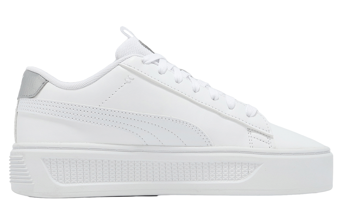 Puma Smash Platform V3 Pop Up WMNS White / Silver