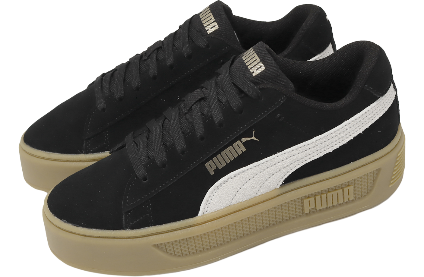 Puma Smash 3.0 L Crystal JR GS White / Black - Jul 2023