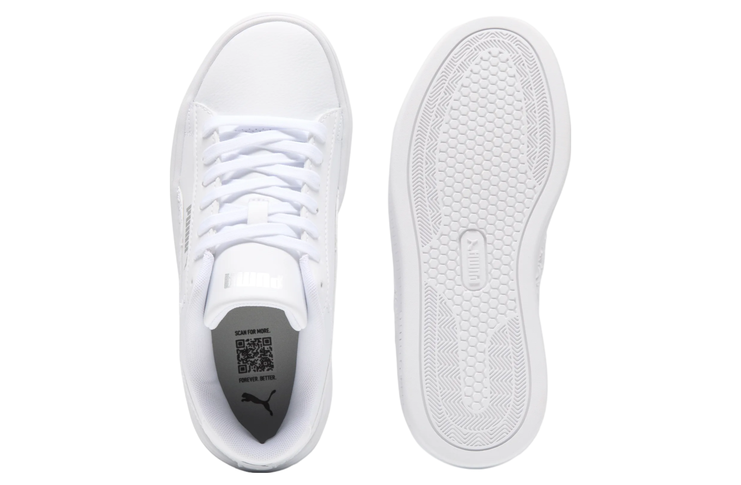 Puma Smash v3 Platform WMNS White / Silver