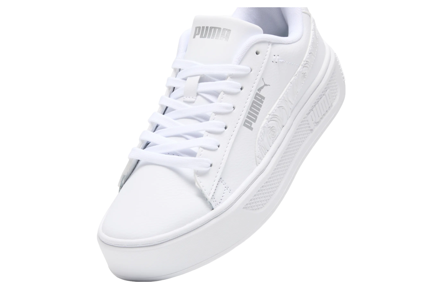 Puma Smash v3 Platform WMNS White / Silver