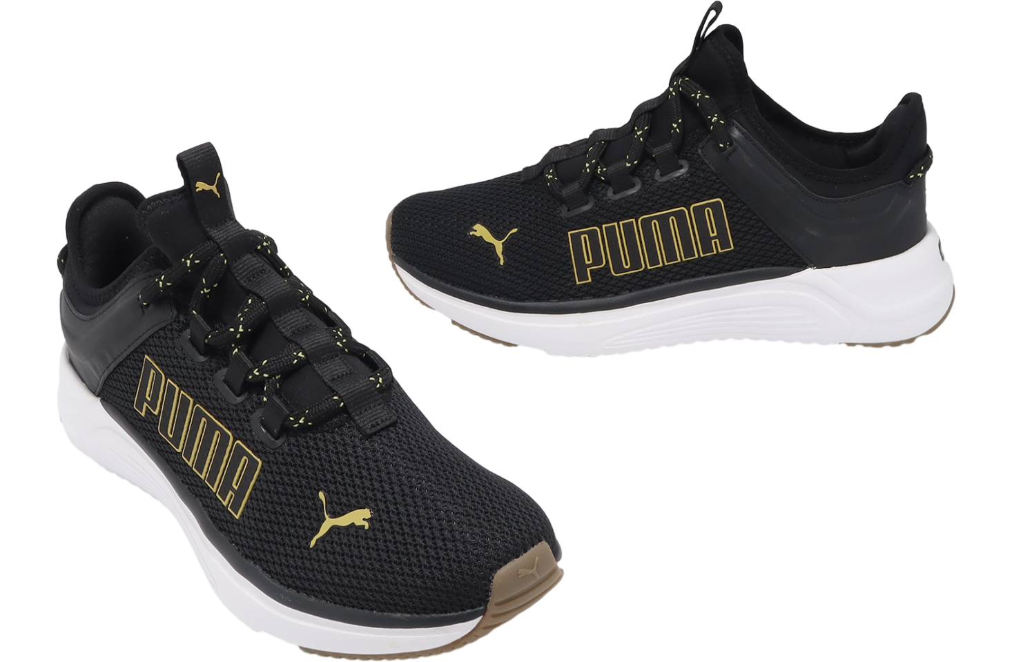 Puma Softride Astro Slip Black / Yellow Blaze