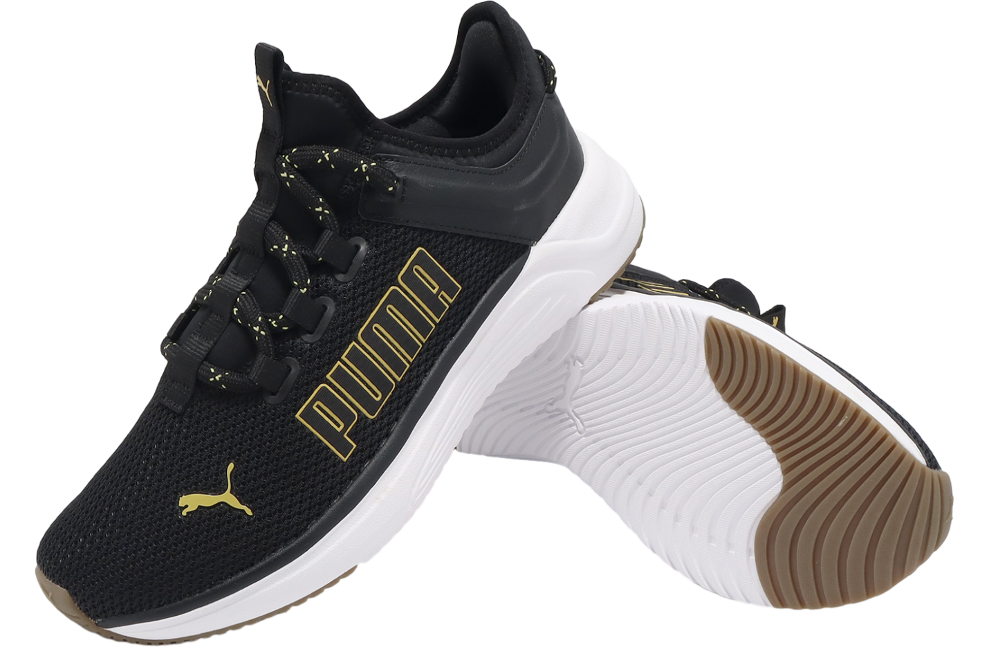 Puma Softride Astro Slip Black / Yellow Blaze