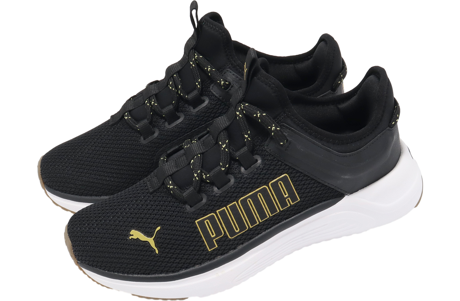 Puma Softride Astro Slip Black / Yellow Blaze