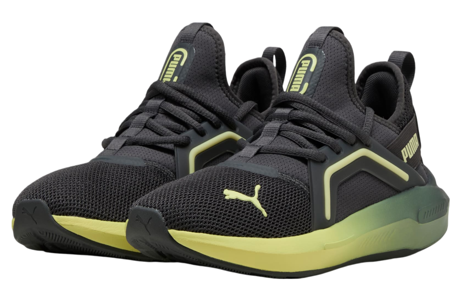 Puma Softride Enzo 5 GS Dusky Gray / Fresh Yellow